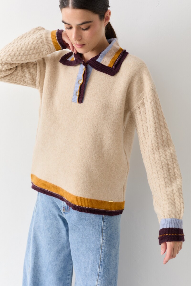 BUZO POLO GOLF Crudo