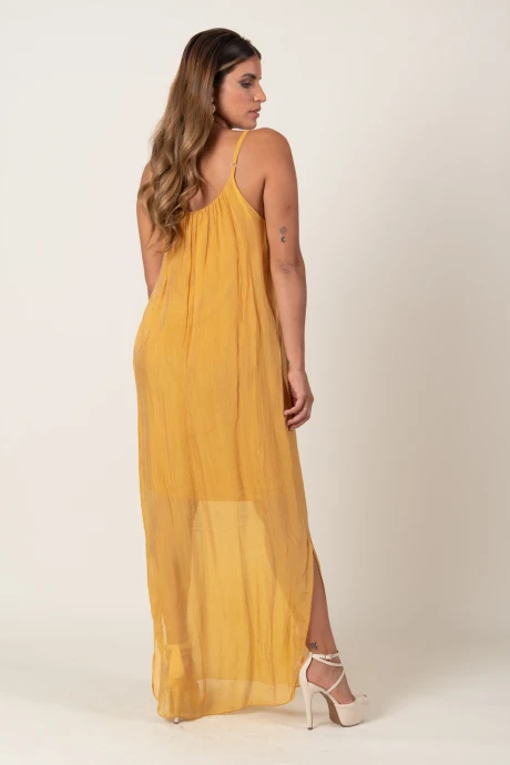 VESTIDO ALTEA Mostaza