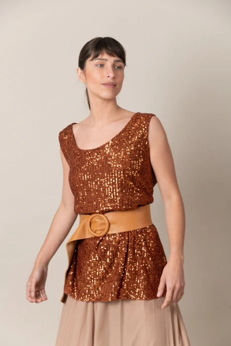 BLUSA SASHA Cobre