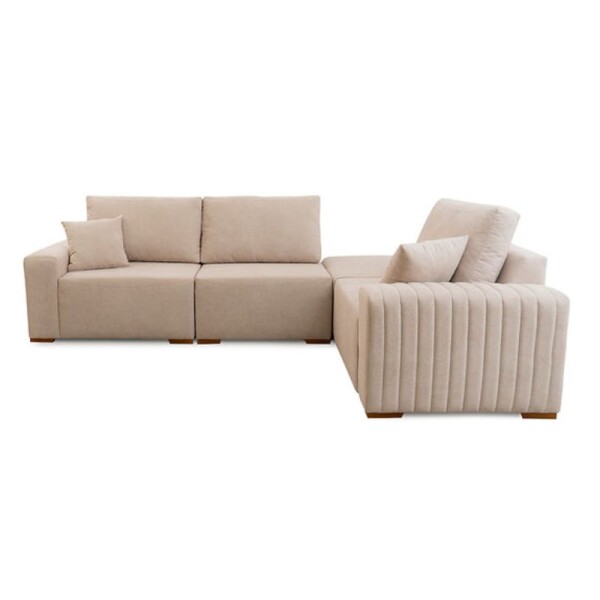 SOFA ESQUINERO VERSATILLE - BOUCLE BEIGE SOFA ESQUINERO VERSATILLE - BOUCLE BEIGE