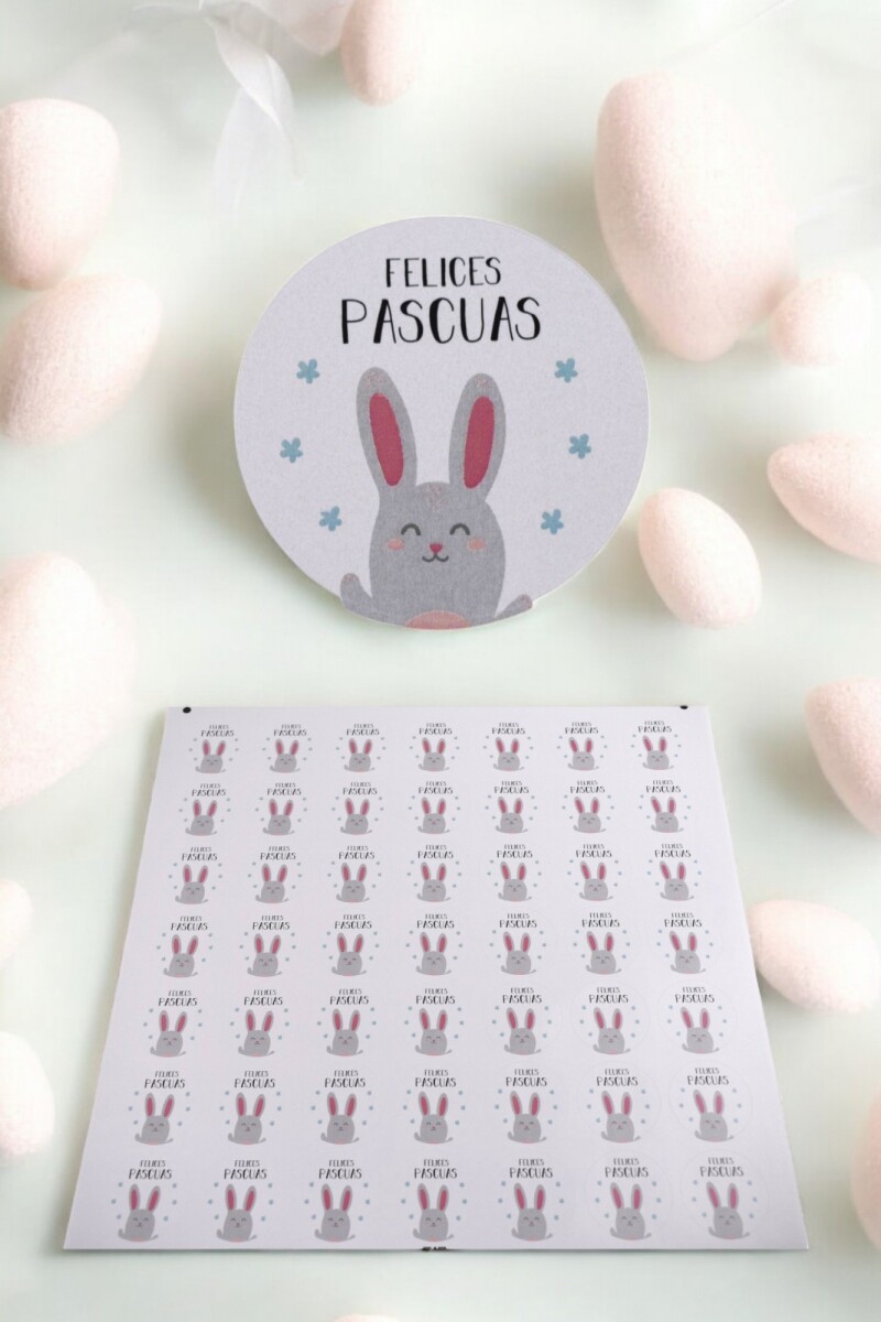 Stikcers pascua plancha - DISEÑO 3 
