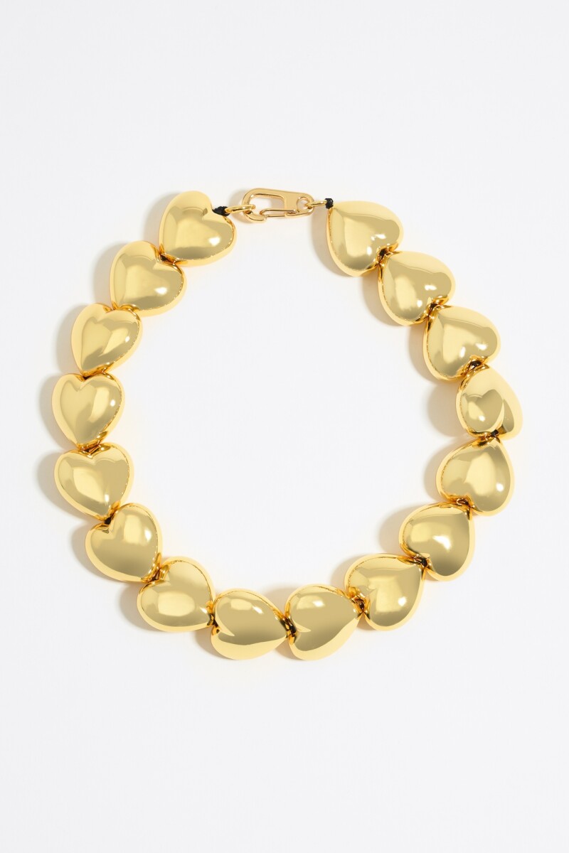 COLLAR CORAZONES Oro