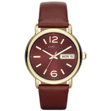 Reloj Marc Jacobs Clasico Cuero Rojo 0