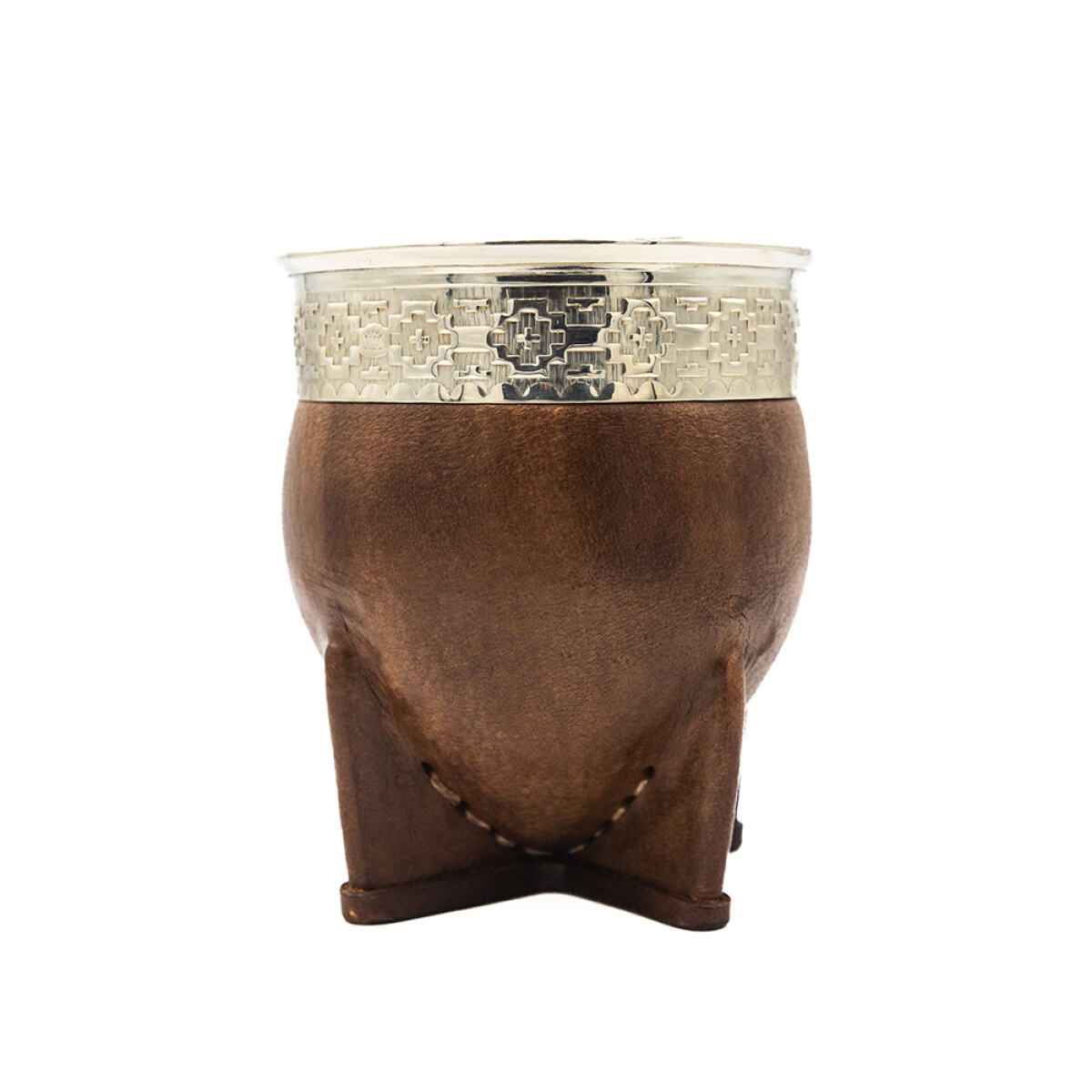 MADE IN URUGUAY MATE IMPERIAL ALPACA Y BRONCE 2.0 - MARRON 