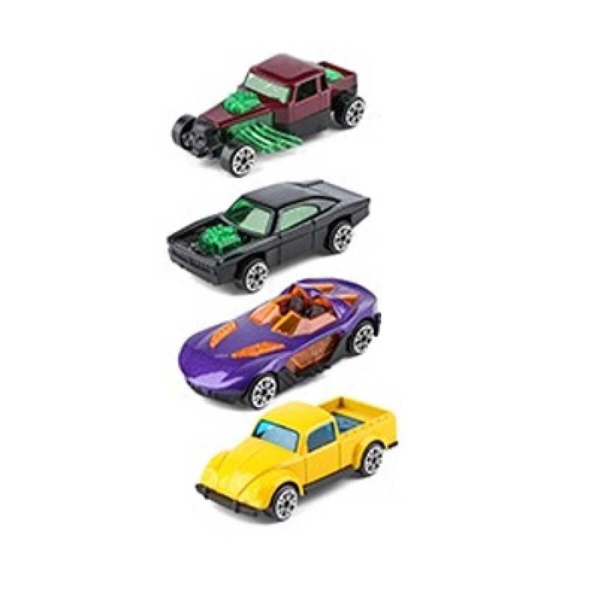 Juguete retro car 4pcs - diseño 1 