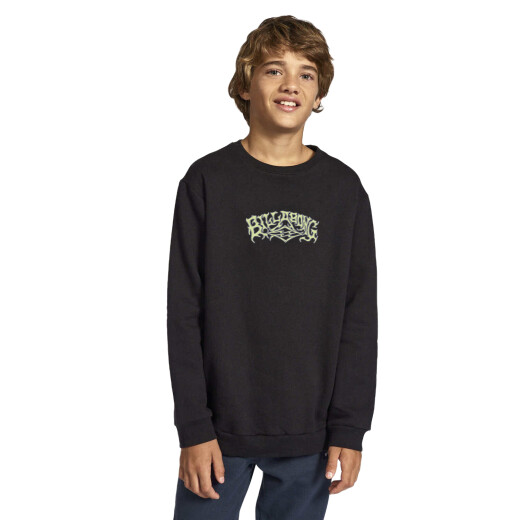 Buzo Billabong Alternative Crew Niño - Negro Buzo Billabong Alternative Crew Niño - Negro