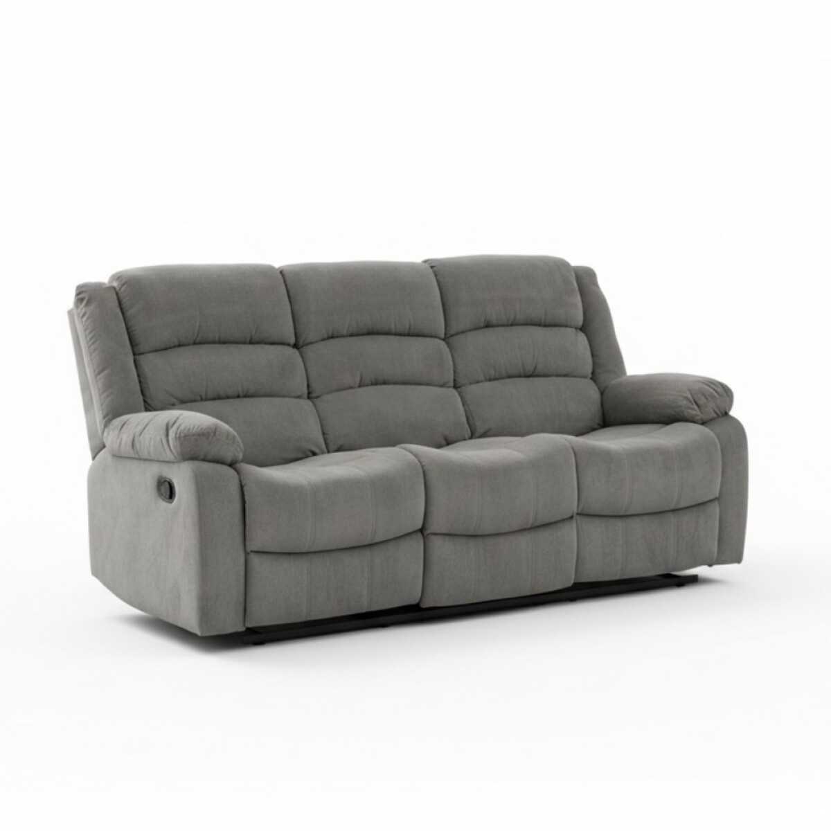 SOFÁ SILLON RECLINABLE 3 CUERPOS - GRIS 