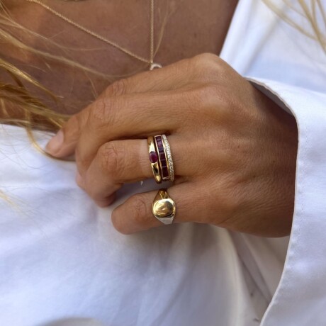 Anillo Cartier Rubi - Oro 10k Anillo Cartier Rubi - Oro 10k