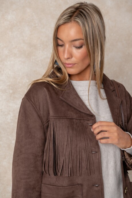 CHAQUETA CRETA Chocolate