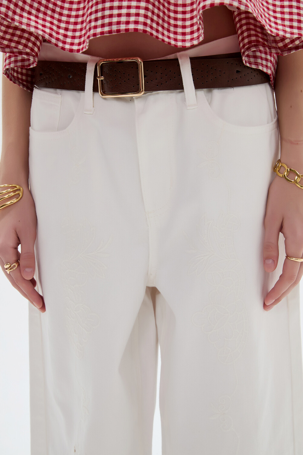 Pantalon Rato Marfil / Off White