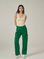 Pantalon Mulan Verde Ingles