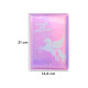 Cuaderno unicornio holo A5 violeta