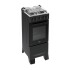 Cocina Dako Luna 4 Hornallas Negro