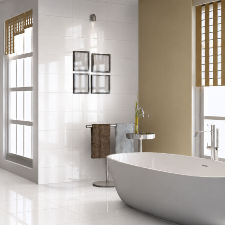 Ceramica Blanco Plenos Brillo 32X56Cm Pared GAMAS DE BLANCO