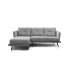 Sofa Con Chaise Triunfo 3 Cuerpos Gris Chaise Derecho