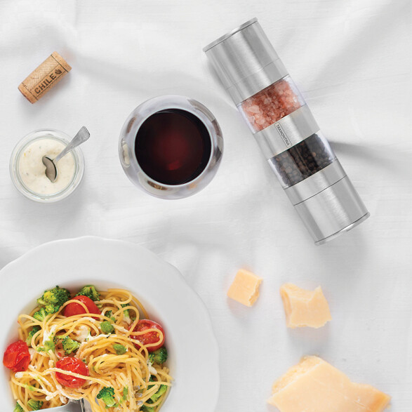 Molinillo doble para sal y pimienta, línea REALCE -TRAMONTINA TF0137