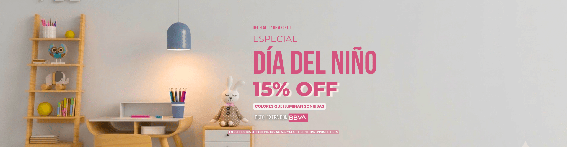 DIA DEL NIÑO - 15%OFF