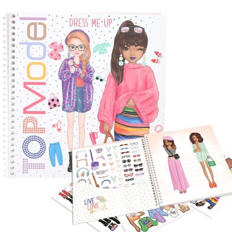 Libro con stickers Top Model - Dress me up Classic