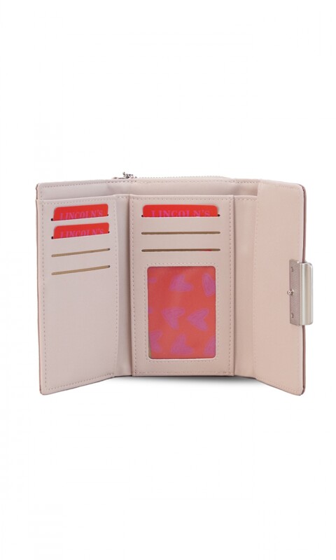 BILLETERA LOLA MAUVE C/ROSA