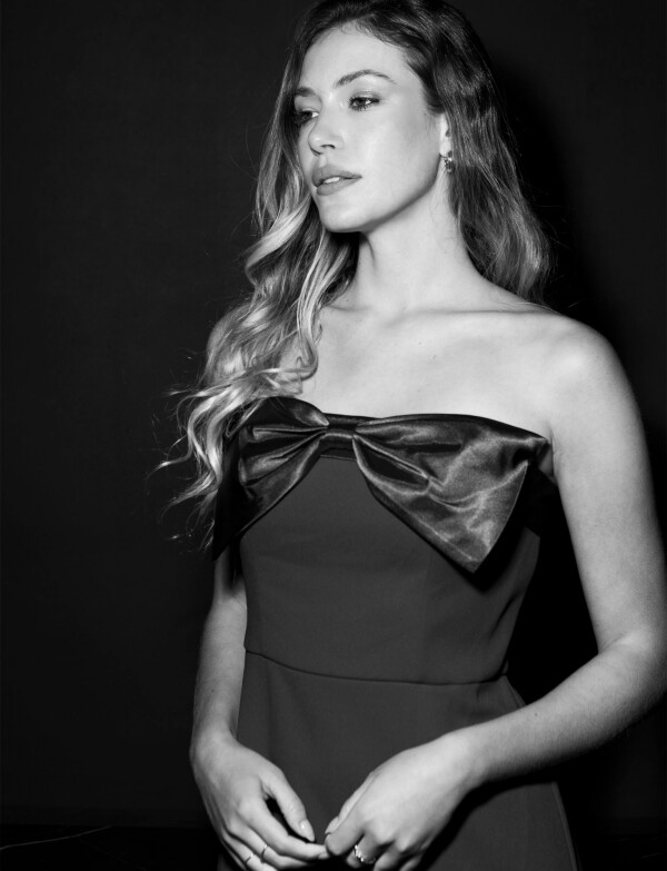 Vestido Strapless NEGRO