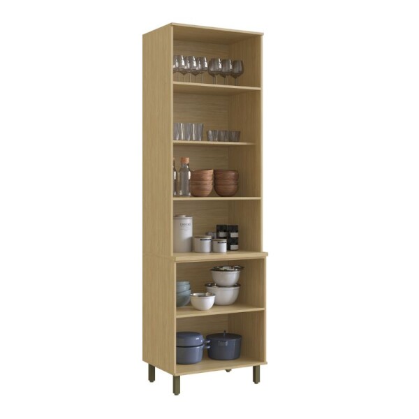 Armario cristalero 70 cm con puertas de vidrio - Nueva Dubai Armario cristalero 70 cm con puertas de vidrio - Nueva Dubai