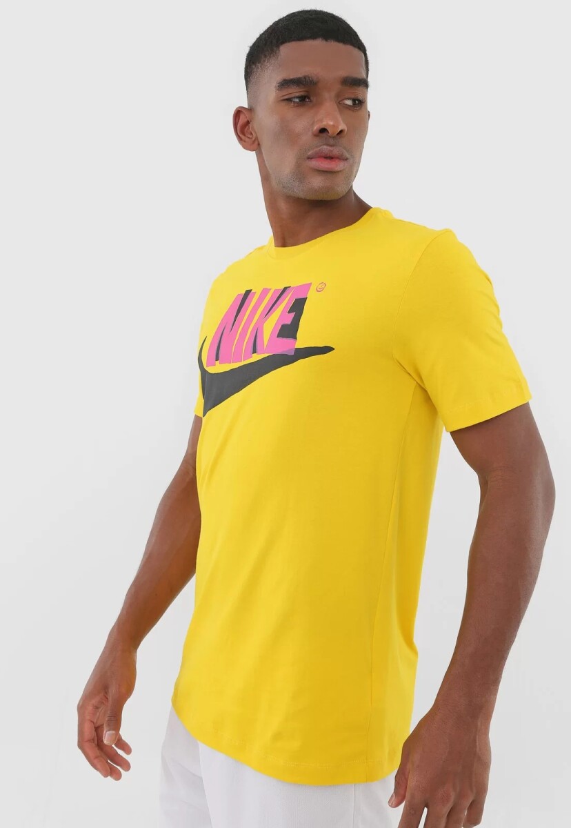 Remera Nike Hombre Reverse Season Speed Yellow - S/C 