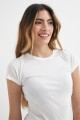 Remera básica cuello redondo BLANCO
