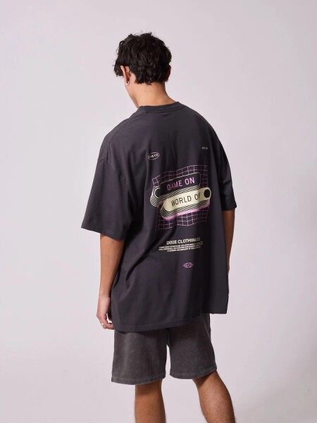 T-SHIRT DIXIE VIRTUL GRIS TOPO