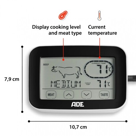 Termometro con sonda ADE Termometro con sonda ADE