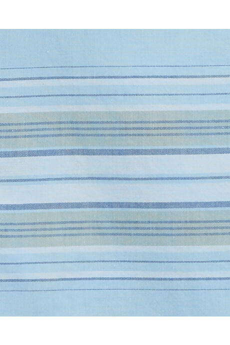 Camisa de algodón, manga larga diseño a rayas. Talles 6-14 Sin color