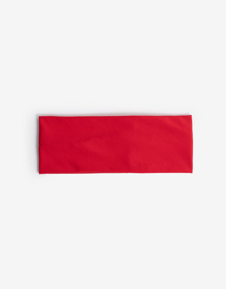 Vinchas Textiles Lisas Vincha Sporty Roja - Rojo Medio