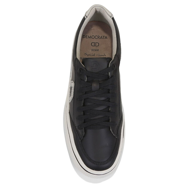 Championes de Hombre Democrata YANE acordonado casual Negro / Gris