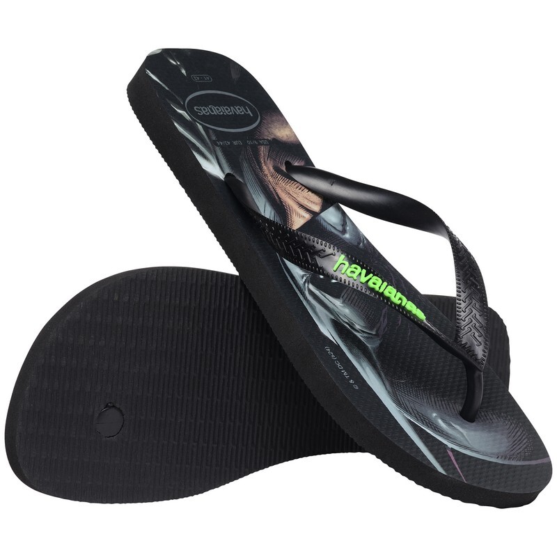 Ojotas Havaianas Top Heroes DC Negro