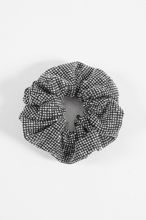 Gomita scrunchie party negro