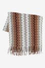 PONCHO CON FLECOS Lila
