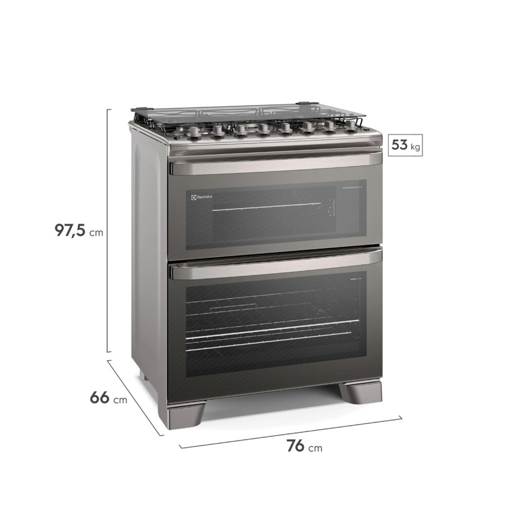 COCINA ELECTROLUX GAS GRIS FE5DC