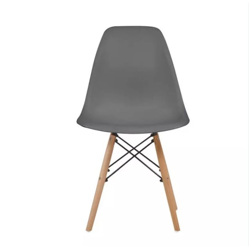 Silla Eames Gris | Diseño Nórdico | Patas de Madera | Comedor, Cocina y Oficina Silla Eames Gris | Diseño Nórdico | Patas de Madera | Comedor, Cocina y Oficina