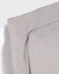 Cabecero desenfundable Tanit de lino gris 160 x 100 cm