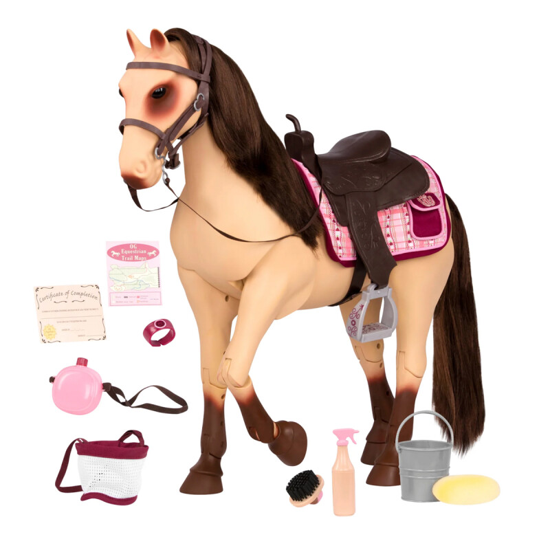 Caballo Morgan articulado con accesorios 51 cm Our Generation Caballo Morgan articulado con accesorios 51 cm Our Generation