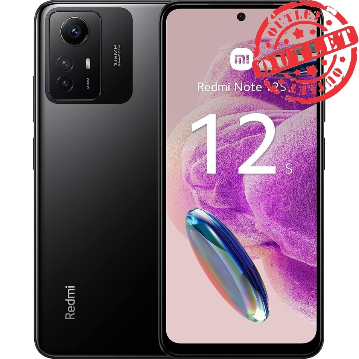 Xiaomi Redmi Note 12S 8GB 256GB Negro (con Detalles) 