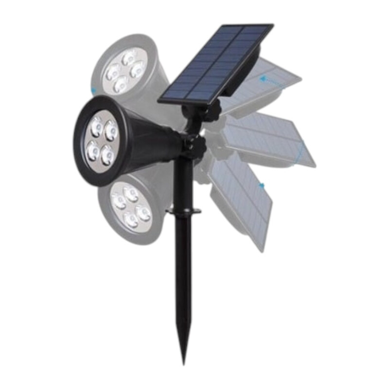 Foco Solar Jardín con Estaca Verde Foco Solar Jardín con Estaca Verde