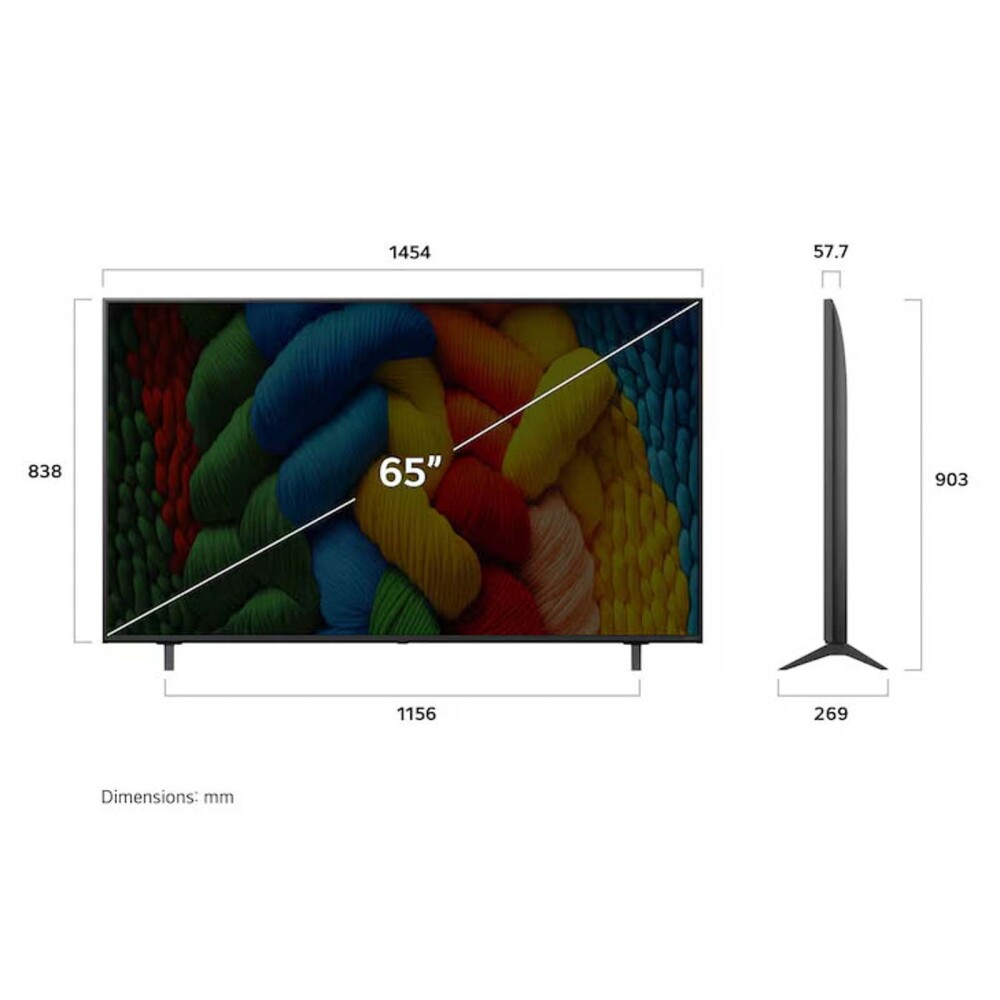 TV LG NANOCELL 4K 65-PULGADAS 65NANO80ASA