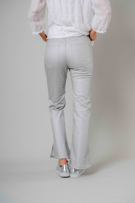 Pantalon Soho Plateado