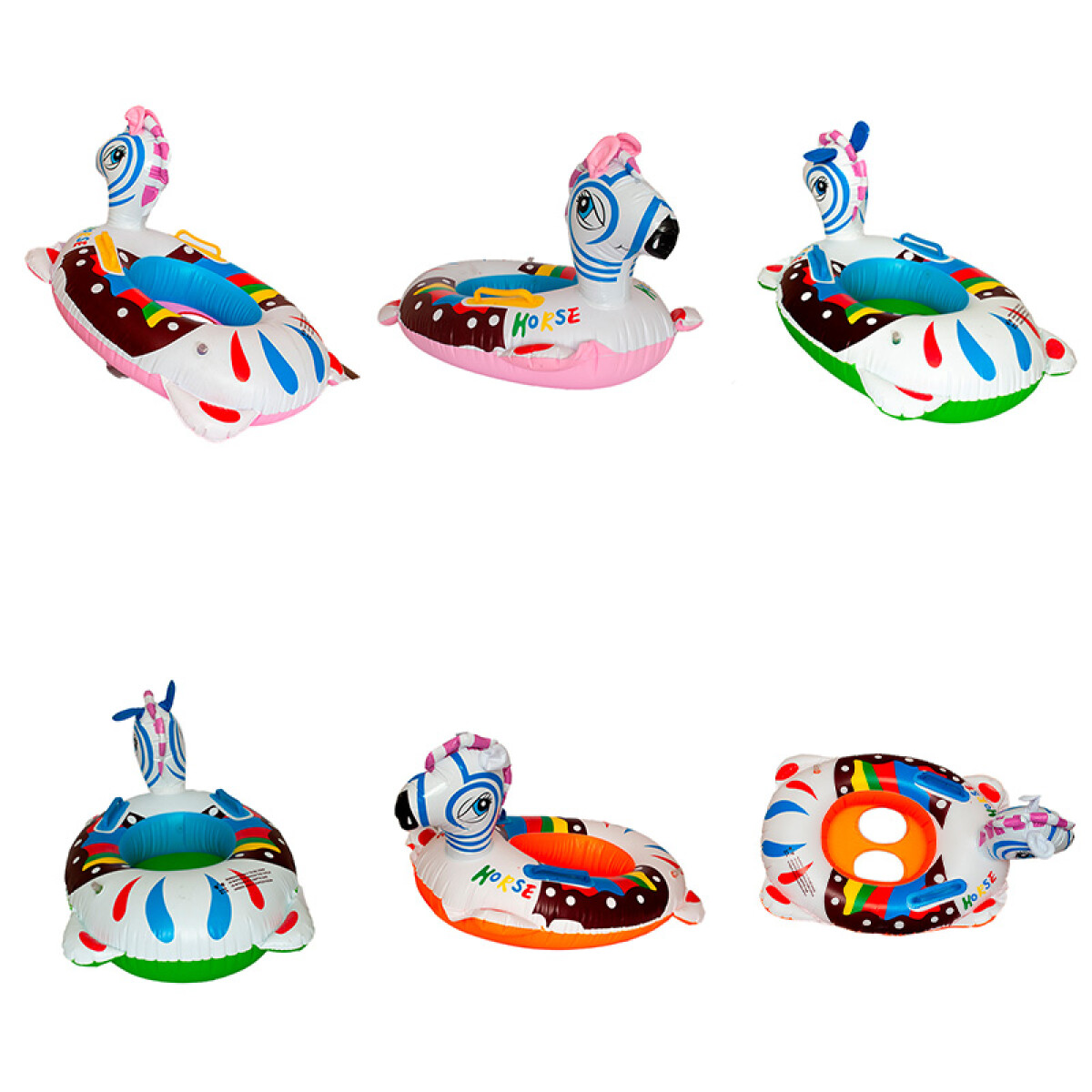 3X2 OUTLET Bote Inflable animal c/ cab con soporte y manija - 3x2 Outlet Bote Inflable Animal C/ Cab Con Soporte Y Manija 