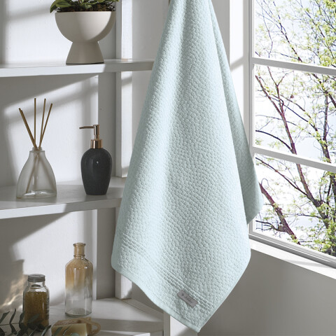 Toalla Baño Lisa Perola Dohler 100% Algodón 70 x 140 cm CELESTE