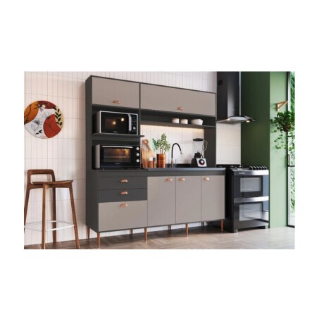 COCINA COMPACTA 1.85 GRAFITO INTENSO ARTECAS DIVA COCINA COMPACTA 1.85 GRAFITO INTENSO ARTECAS DIVA