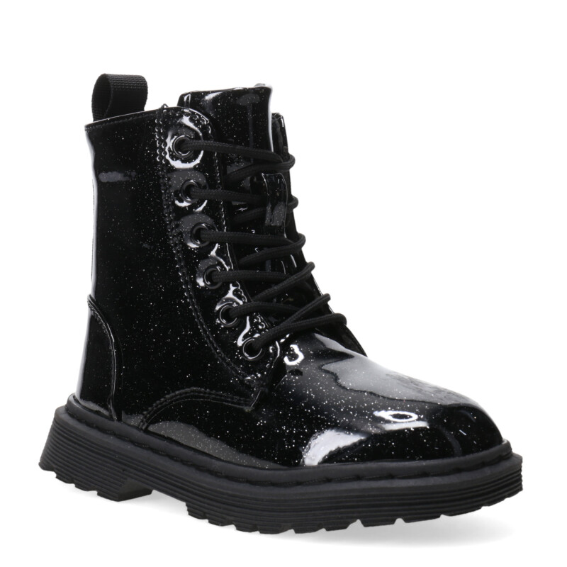 Bota de Niña MINI Miss Carol CLUTCHY acordonada Negro