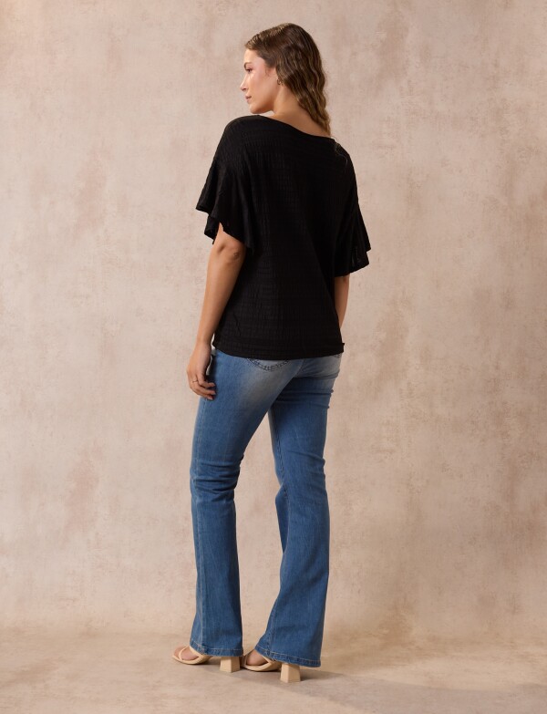 Blusa Relieve NEGRO