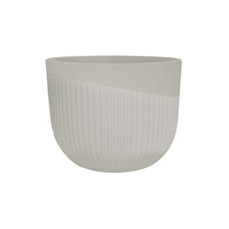 MACETA SPELLO RISCHIO 15X15CM BLANCA