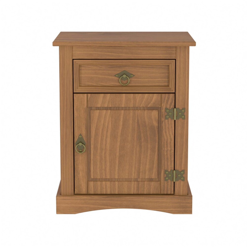 MESA DE LUZ MADERA MARRON MEX